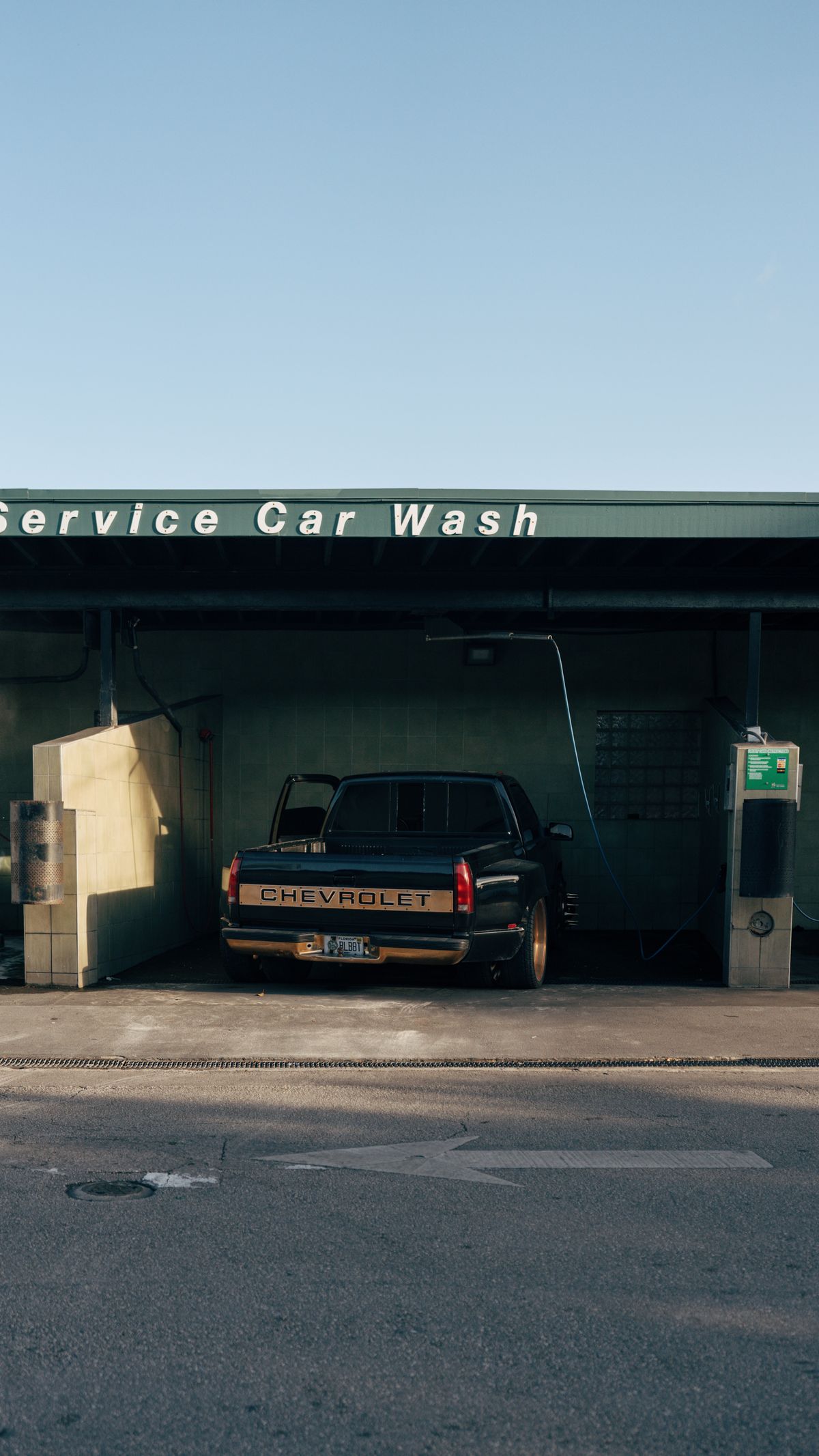 Payment terminal deployed at a self-serve car wash bay